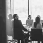 Business people working in conference room